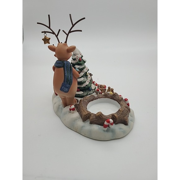 Partylite Reindeer Votive Candle Holder P8536 Holiday Christmas‎ Winter Woodland - Picture 8 of 10